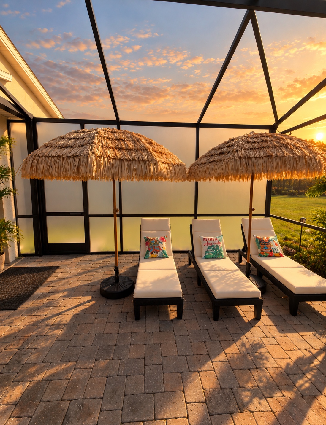 Poolside loungers